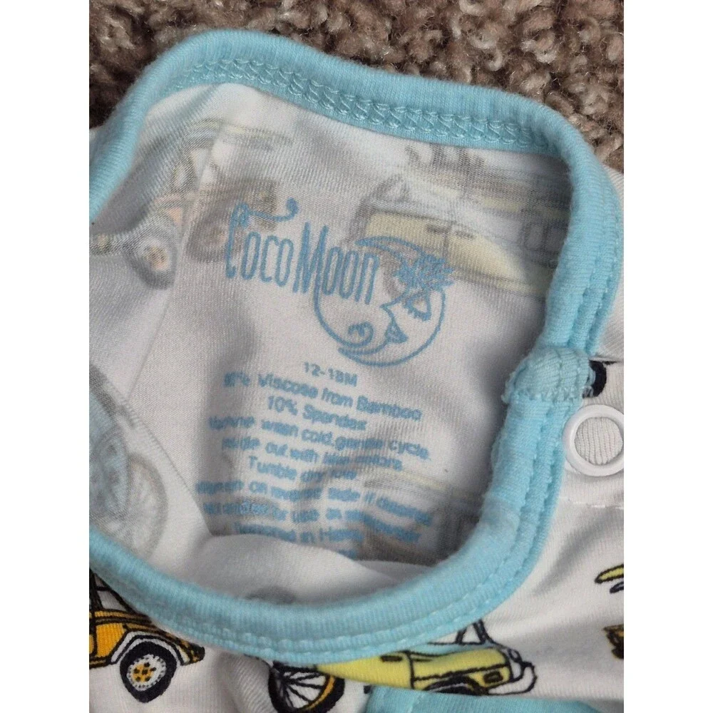 Cocomoon bamboo shorts vehicles size 12-18 months